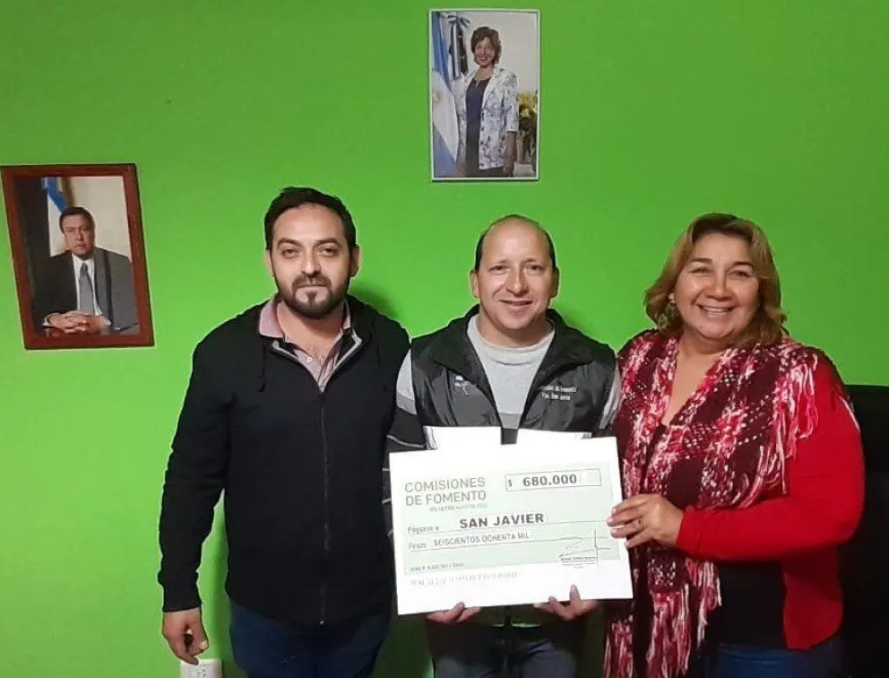 Seguirán las obras de cordón cuneta en San Javier 