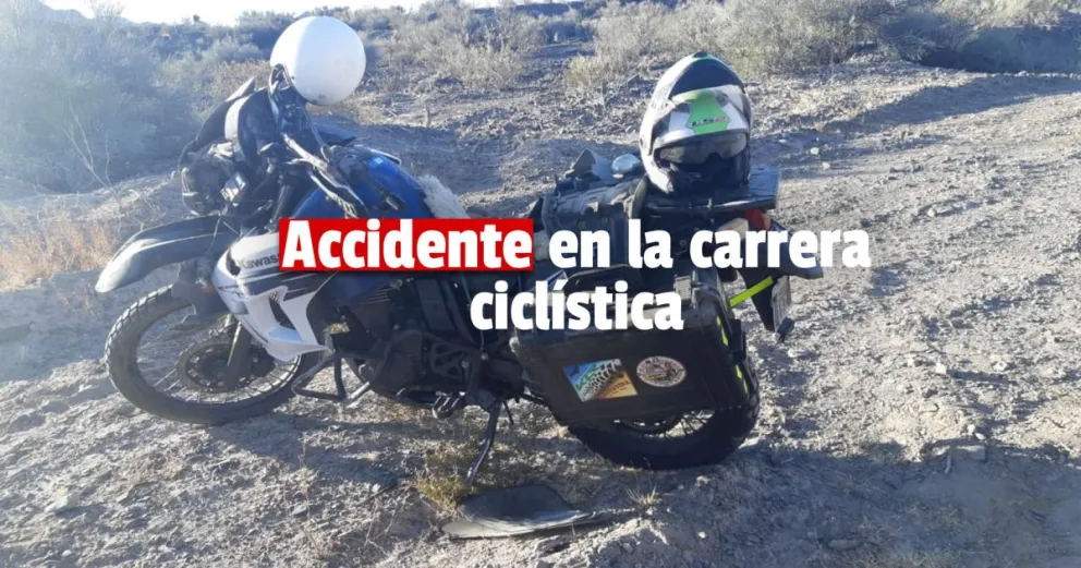Dos personas se accidentaron en la carrea ciclística 