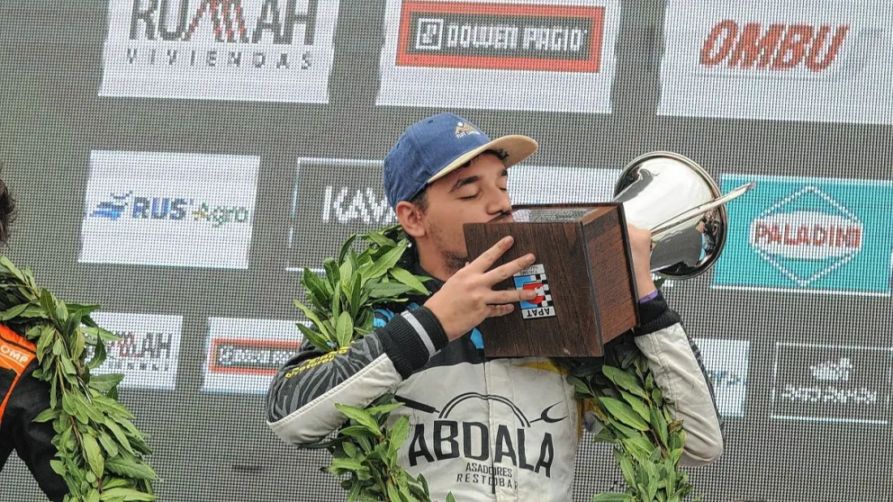 Christian Abdala ganó de punta a punta