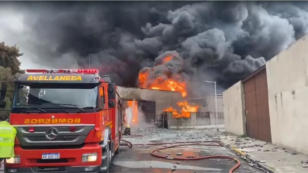 incendio en fabrica