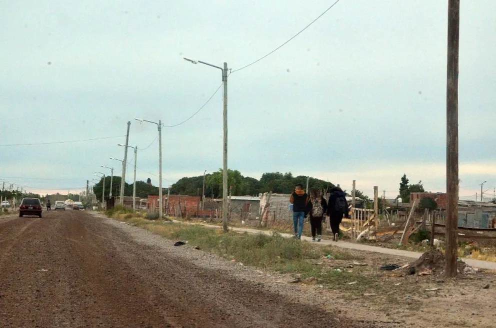 Viedma: se robaron luminarias, cables y hasta los postes