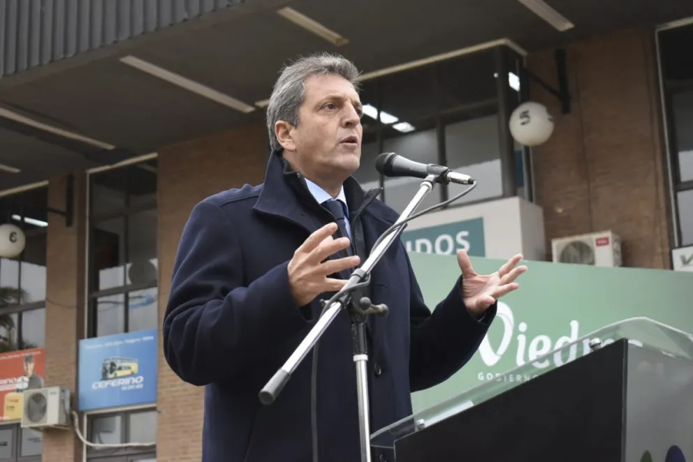 Sergio Massa y la nueva terminal de Viedma: "Tiene que ver con la conectividad y el federalismo"