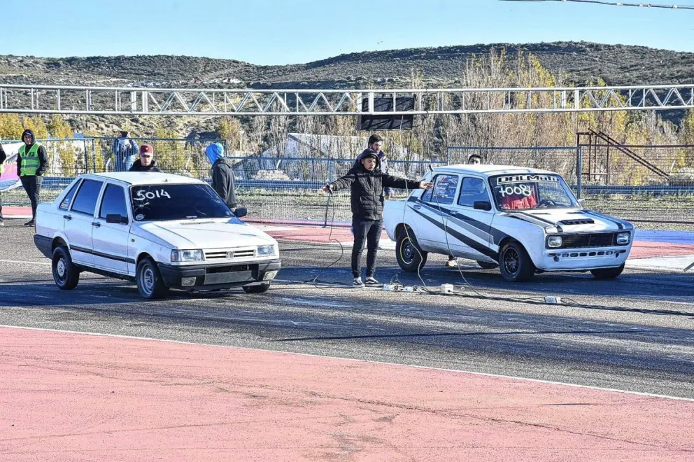 Las picadas regresaron al autódromo San Martín con gran convocatoria en 201 metros