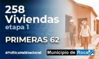 258 Viviendas: el Municipio de Roca publicó el listado de inscriptos.