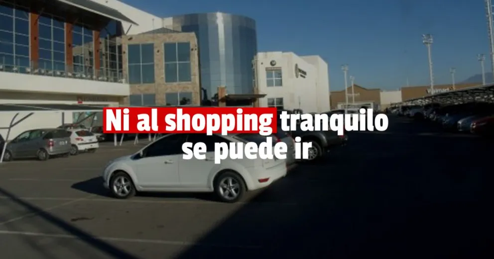 Se robaron una camioneta en un conocido centro comercial