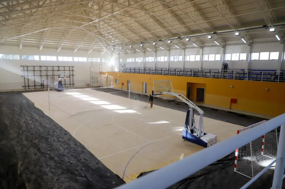 El polideportivo del Centro Regional Bariloche está casi listo