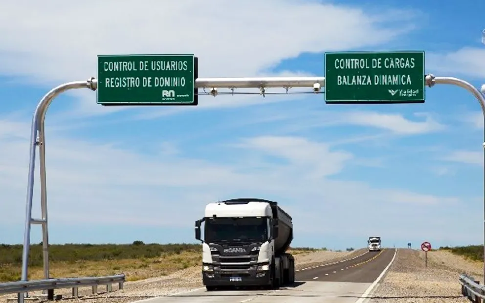 La carga de más fue encontrado en la balanza de la ruta 2.