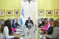 Alberto Fernández con parlamentarios patagónicos: propusieron potenciar el desarrollo de la región