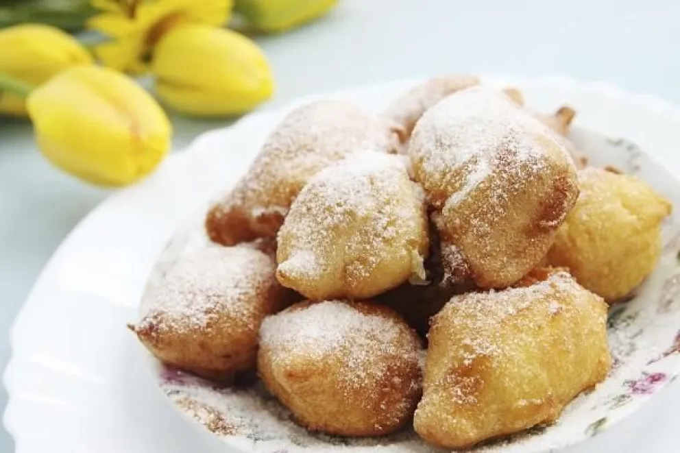 Algo dulce para esta tarde: buñuelos de chocolate y banana